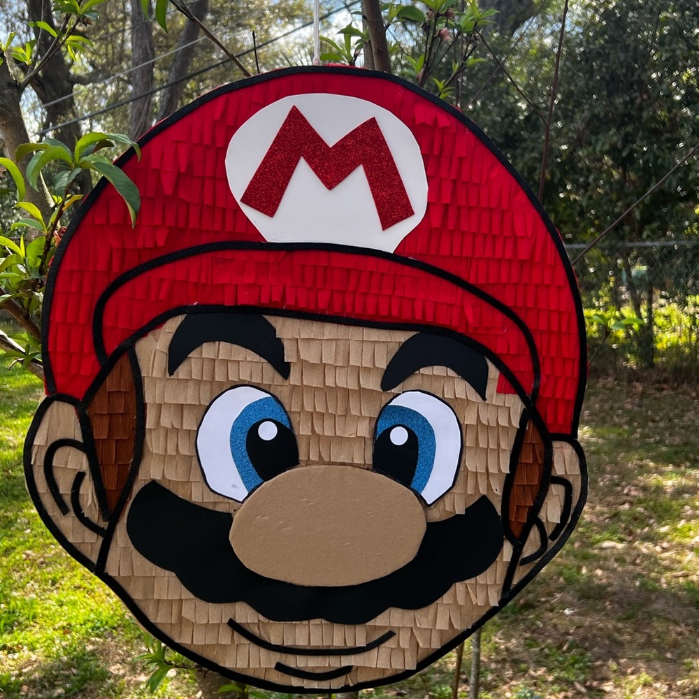 Súper Mario bros Party Piñata - Home Party Supplies - Picture 4 of 7